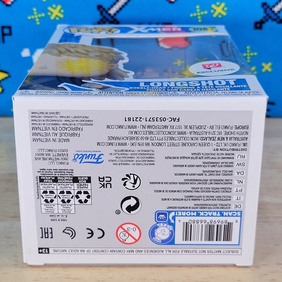 Funko PoP X-Men Longshot #1087 Walgreens Exclusive Vinyl Figure + Protector NIB - Picture 6 of 9